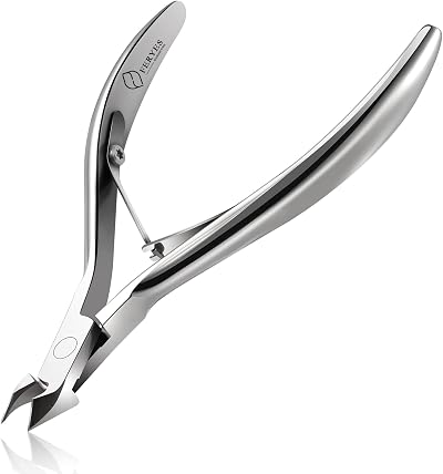 FERYES Cuticle Clipper - 5mm Jaw, Surgical Steel, Easy Grip, Nickel Plated