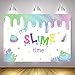 Mehofoto Unicorn Slime Party Backdrop Glitter Slime Birthday Photography Background 7x5ft Vinyl Slime Theme Party Backdrops