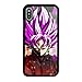 Dragon Ball Z Super Saiyan Rose Black Goku Case for iPhone X, iPhone Xs TPU Silicone Gel Edge + PC Bumper Case Skin Protective Custom Designed Printed Phone Protector Full Protection Cartoon Cover