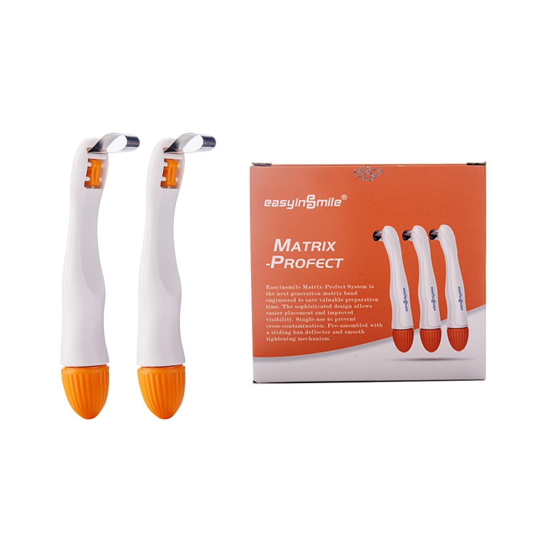 Photo 1 of Dental Pro Matrix Bands Adjust Matriz Matrices System Clamp Dentistry Tool Clip 50Pcs (4.5MM Standard)