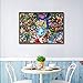 5D Diamond Painting Full Drill Kit - Alice in Wonderland - 20x16 inch DIY Diamond Painting by Number Kits, Embroidery Rhinestone Crystal Drawing for Wall Decor, Arts Craft Mosaic Painting 50x40cm
