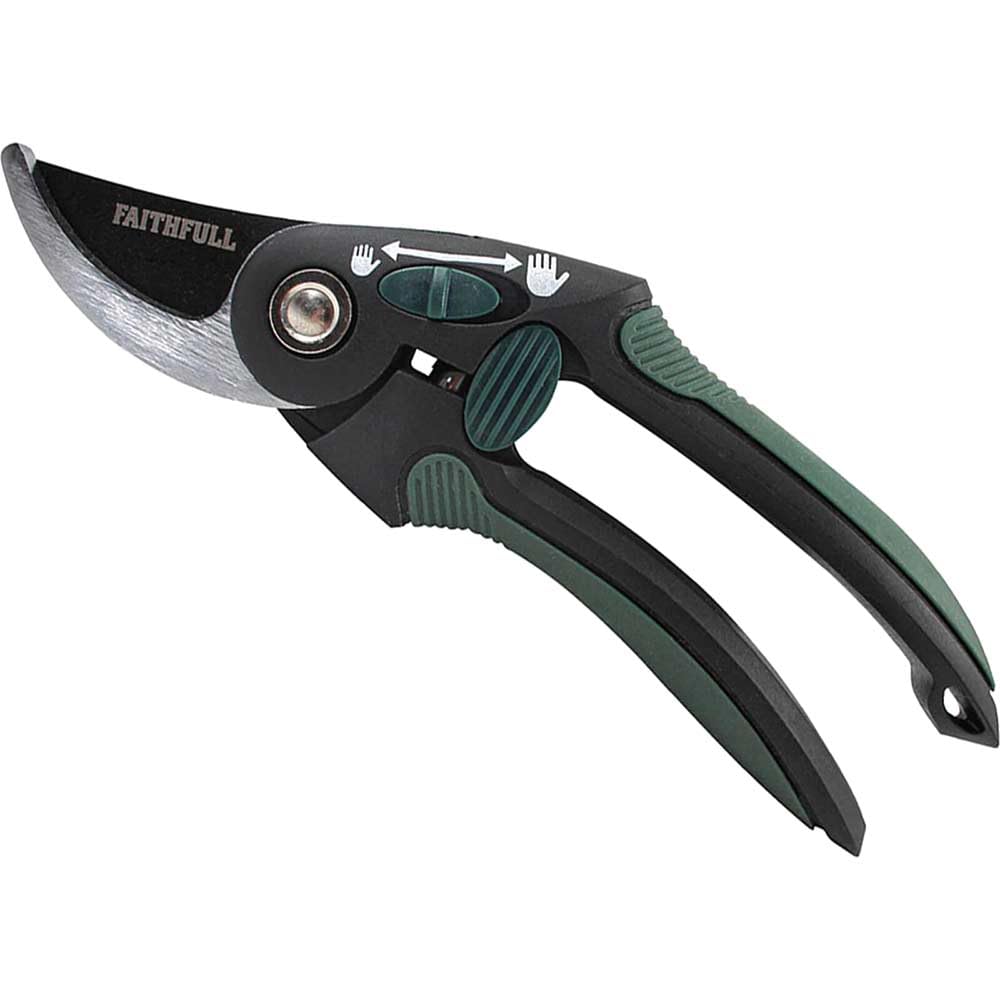 Faithfull FAICOUBYP8 Countryman Bypass Secateurs - 215mm (8in) Cutting Cap: 16mm (5/8in)
