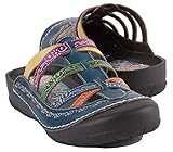 Corkys Womens Elite Rock Clogs Sandals Blue Size 9