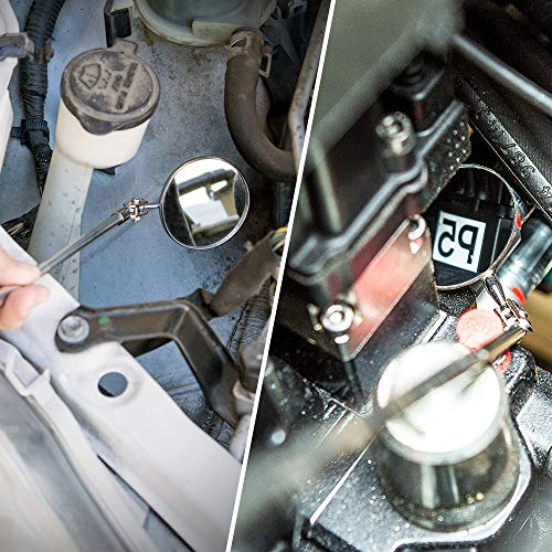 KIMILAR Pick-Up Tool Set, includes Flexible Claw Grabber Tool with 4-Finger Claw, Telescopic Magnet Pick up Tool and Telescoping Inspection Mirror, Rustless Spring, User-friendly, Versatile