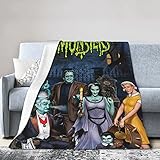 The Munsters Family Blanket Super Soft Flannel
