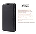 Alcatel OneTouch Flint Case, Alcatel Pixi Glory 4G LTE Case, Alcatel Fierce XL Case,NageBee [Kickstand Feature] Premium PU Leather Flip Fold Wallet Case with [ID&Credit Card Slot] - Black