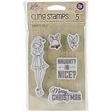 Prima Marketing 655350910709 Cling Stamp - Merry Nice, 75
