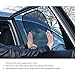 Car Sun Shade (3 Pack), Seresroad Car Window Shade for Baby Dog Car Seat Windshield Sun Shade with Fabric Static Cling Theory