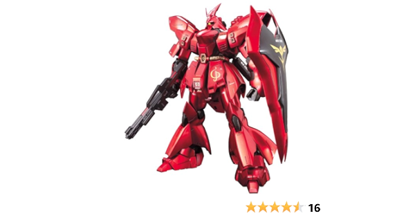 Amazon Com Bandai Hobby Msn 04 Sazabi Metallic Coating Ver Bandai Master Grade Action Figure Toys Games