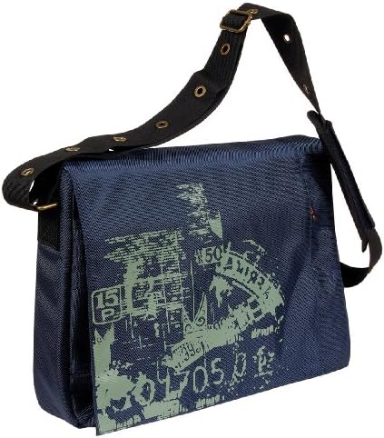 Laurex Notebook/Laptop/Messenger Bag (Navy Grunge)