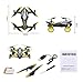 SZJJX RC Flying Car Air-Ground Quadcopter Remote Control Drones 6-Axis Gyro 2.4Ghz 6CH Land/Sky 2 Modes Helicopter Yellow