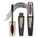 Long Lasting Voluminous 4D Silk Fiber Makeup Eyelash Mascara Extension Black Thickening Lengthening Eyelashes
