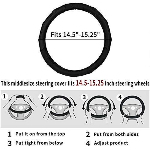 5 Achiou+Steering+Universal+Breathable+Comfortable