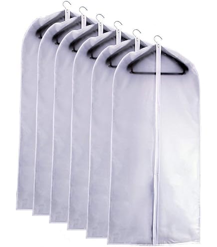 thumbnail image 2 of Space Saving Hanging Garment Bag With Compression Zipper - Dustproof Storage For Coats & Suits 2 of 12