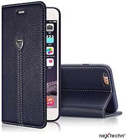 Nextechn Blue Luxury Magnetic Flip Cover Stand Wallet Leather Case For Apple iPhone 7, 5.5"