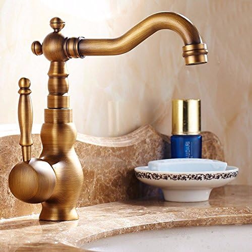 Grifo de cocina antiguo de color bronce de estilo europeo VULK, grifo