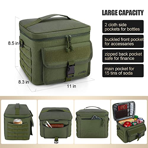JOYHILL Insulated Lunch Bag for Men, Tactical Lunch Bag Lunch Cooler