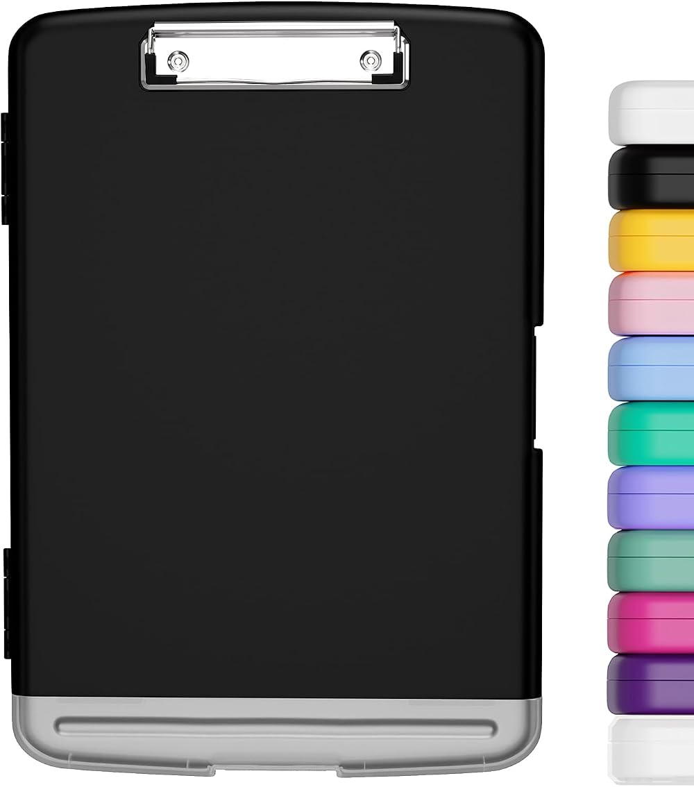 Hongri Clipboard with Storage Pen Holder 14 x 9.6 x 1.2 in Foilo-Side
