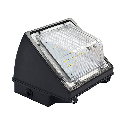 24W LED Wall Pack Light Outdoor Wall Lights, 2400 Lumens, 150-180W HPS/HID Replacement, 5000K (Crystal White Glow), IP65 Waterproof and Outdoor Rated, ETL & DLC