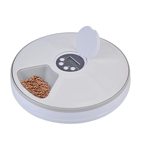 Amazon Com Womdee 6 Meal Automatic Pet Feeder Dogs And Cats