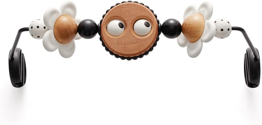 BabyBjörn Toy for Bouncer Googly Eyes Black White Boys Girls