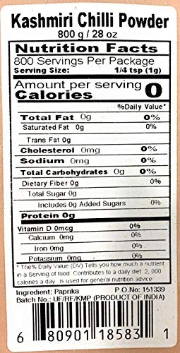 Rani Kashmiri Chilli Powder (Deggi Mirch, Low Heat) Ground Indian Spice 14oz (400g) ~ All Natural, Salt-Free | Vegan… - Image 4