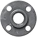 Spears 852 Series PVC Pipe Fitting, One Piece Flange, Class 150, Schedule 80, 1