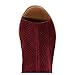 TOMS Women's Majorca Peep Toe Bootie Oxblood Suede Perforated Boot 8 B (M)