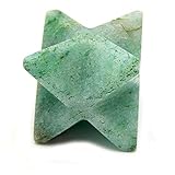 1 (ONE) Merkaba Star - Amazonite Merkabah Star - Metaphysical - Chakra - Meditation with Rock Paradise Exclusive Certificate of Authenticity (AM2B12-05)