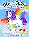 Unicorn Coloring Book For Kids Ages 4-8: Over 100 Pages of Unique Unicorn Designs | Coloring activities for Kids Ages 4-8 by Practical Kiddo, SMILE Publishers