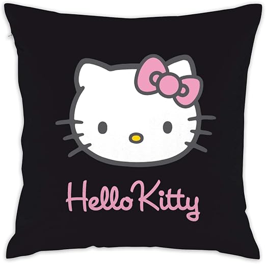 Amazon Com Meirdre Pillowcase Black Hello Kitty Decorative Throw