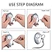 Personal Alarm, 3 Pack Emergency Self-Defense Security Alarms with LED Light, 140DB Safe Sound Personal Alarm Keychain for Elderly Women Kids Night Workers By Peroom, Silver