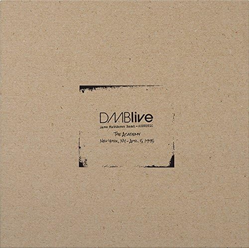 Dave Matthews Band ‎– Live Acoustic @ The Academy, New York, NY - Apr. 5, 1995 4LP Vinyl Set