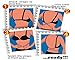Women's Low Back Bra Converter Adjustable Strap Extender with 2 Hooks 3 Pieces,Black&nude&white,One Size