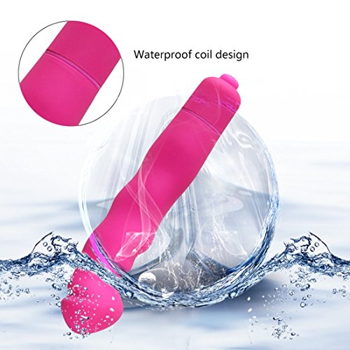 Oomph! Vibrator, Upgraded 16-Speed Penis-Shaped 4.2 Inch Waterproof Massager Magic Wand Sex Toy for Woman (Red)