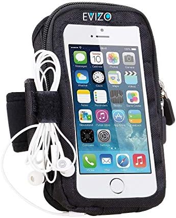 SGM Mobile Armband with Earphone Holder (Black)