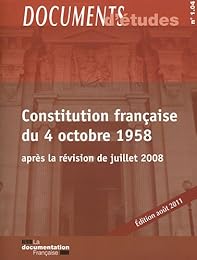 Constitution française du 4 octobre 1958