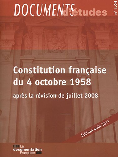 Constitution française du 4 octobre 1958