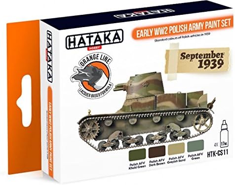 HatakaORANGE LINE – Early WW2 Polish Army paint set # CS11