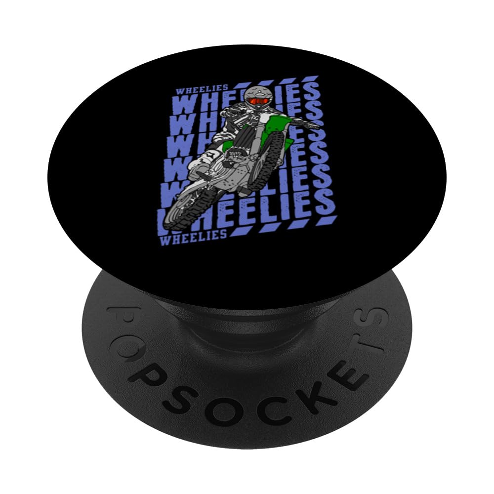Streetbike Motorbike, Street Motorcycle, Motorcycle Wheelie PopSockets Swappable PopGrip