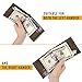 Rachiba Leather Bifold Wallet With Money Clip–Light-Brown Genuine Leather Wallet