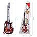TWFRIC Kids Guitar Electric Battery Operated Toy Guitar Musical Instruments Educational Toy for Beginner Boys Girls Toddlers (21 Inch / Red)