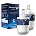 Waterdrop Plus DA29-00003G Refrigerator Water Filter, Compatible with Samsung DA29-00003G, Aqua-Pure Plus DA29-00003B, HAFCU1, DA29-00003A, Reduces Lead, Chlorine, Cyst, Benzene and More, NSF 401&53&42 Certified, Pack of 2