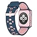 Pantheon Compatible Apple Watch Band 44mm 42mm Series 4 3 2 1 Silicone Sport Band Waterproof Compatible iWatch Bands for Men and Women
