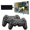 Atopoo USB Wireless Handheld Video Game Console, HD Classic Game Console Built-in 3500 Game in TF Card ,and 2 2.4G Dual…