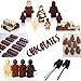 Candy Molds & Ice Cube Trays Building Bricks and Figures - Fun, Toy Kids Set --For Lego Lovers