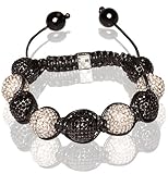 Buddha Bracelet Unisex & Adjustable In Black And White (Item Includes Gift Box)