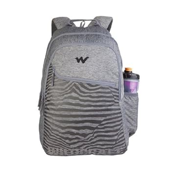 Wildcraft 35 Ltrs Lines_Blk Casual Backpack (11619-Lines_Blk)