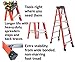 Louisville Ladder 7-Foot Fiberglass Step Ladder, 375-Pound Capacity, FS1407HD
