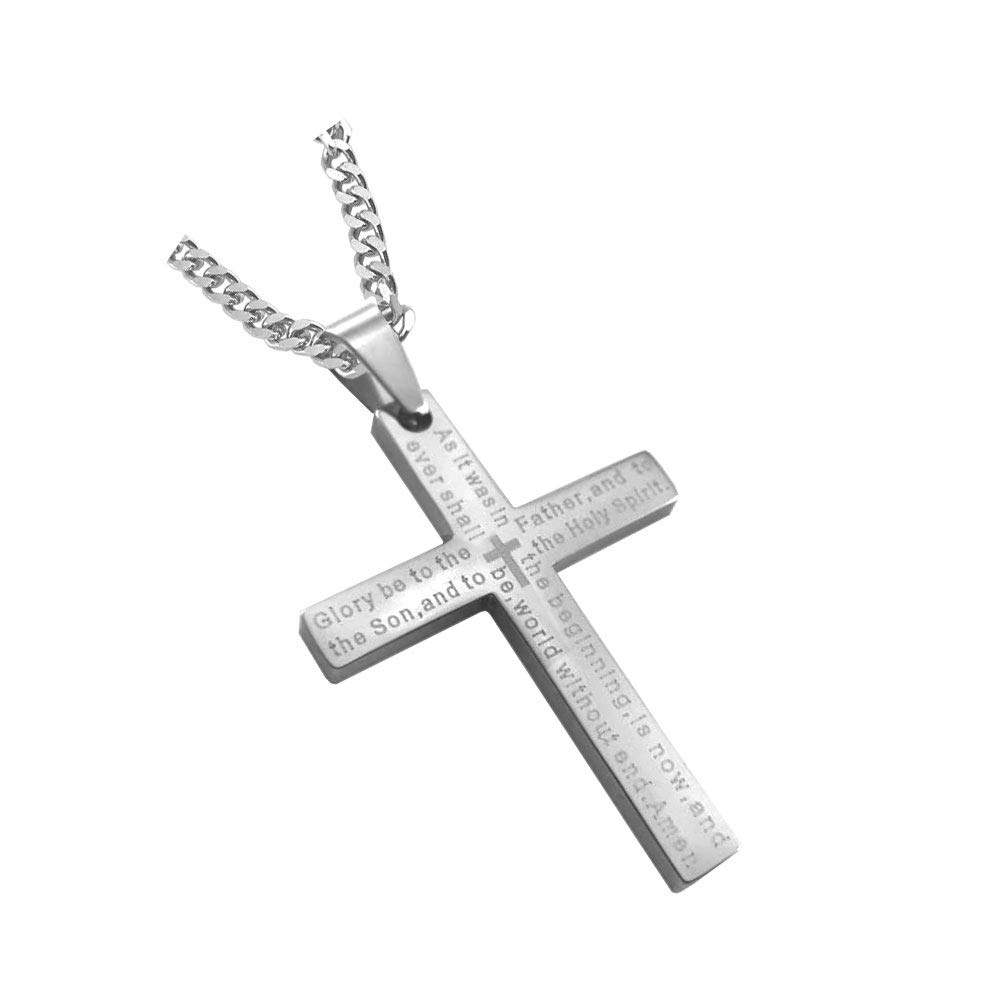 Rapid Spirit Silver Glory Be Prayer English Cross
